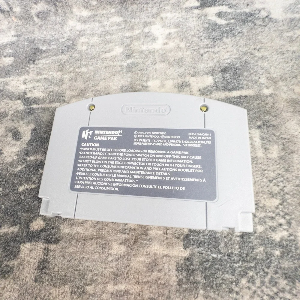 Nintendo Shadow Man N64 Video Game Cartridge 1999 Retro Horror Acclaim